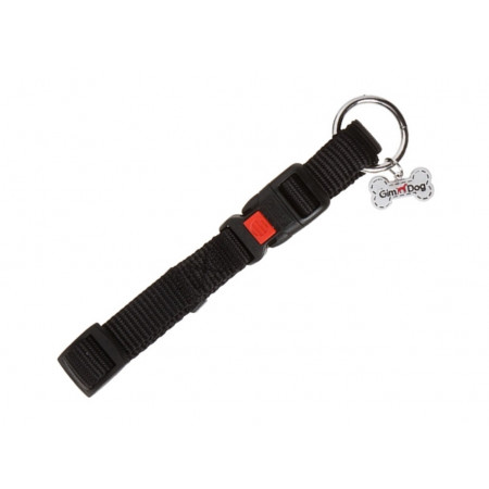 gimdog-adjustable-nylon-dog-collar-black