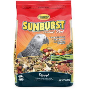 Higgins Sunburst Parrot Food, 3 lb