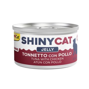 GimCat ShinyCat With Chicken And Tuna In Jelly - 70 g