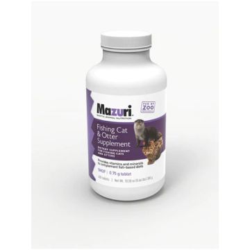 Mazuri Fishing Cat & Otter Supplement Tablet - 0.75g 