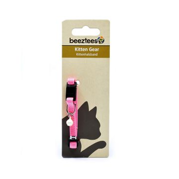 Beeztees Adjustable kitten Collar, Pink