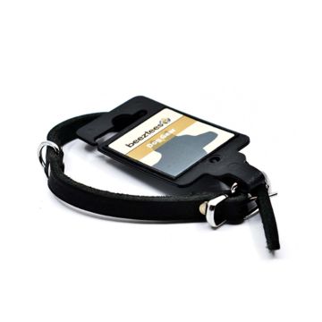 Beeztees Leather Collar for Dog - Black