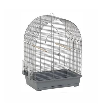 Beeztees Lucie Bird Cage Grey, Small, 39L x 25W x 53H cm