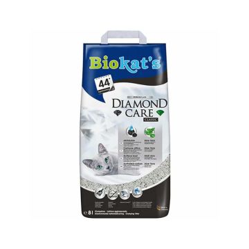 Biokats Premium Diamond Care Classic Cat Litter - 8 liters