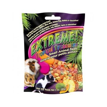 Brown's Extreme! Tropical Treasures Small Animal Treats - 85 g
