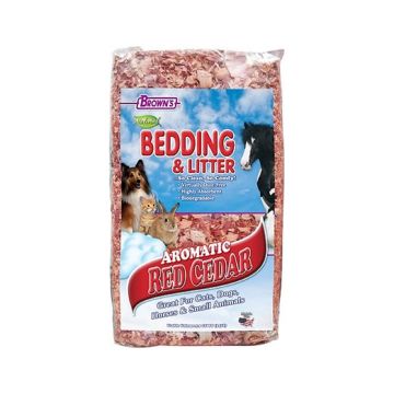 Brown's Natural Aromatic Red Cedar Bedding & Litter - 20 L
