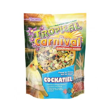 Brown's Tropical Carnival Cockatiel Food - 3 lbs