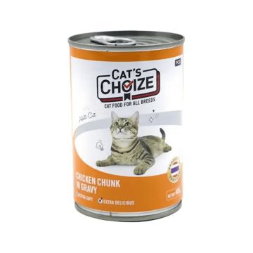 Cat's Choize Chicken Chunk in Gravy Canned Cat Food - 400 g