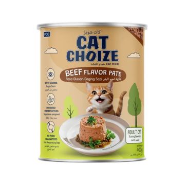 Cat's Choize Beef with Pate Adult Canned Cat Food - 400 g