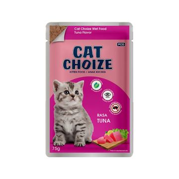 Cat's Choize Tuna Kitten Food Pouch - 75 g