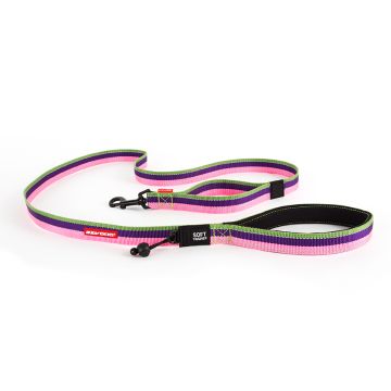 EzyDog Soft Trainer Traffic Control Dog Lead - Bubble Gum