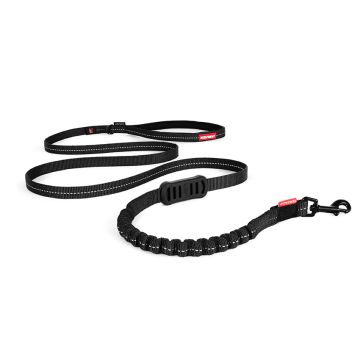 EzyDog Zero Shock Lite Dog Leash - 72" - Black