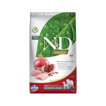 Farmina N&D Prime Chicken and Pomegranate Adult Medium and Maxi Dry Dog Food - 2.5 kg