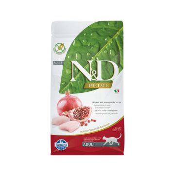 Farmina N&D Chicken and Pomegranate Adult Dry Cat Food - 300 g