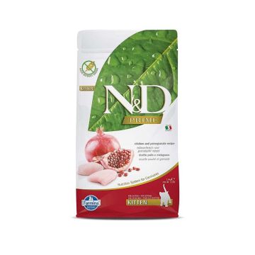 Farmina N&D Pomegranate and Chicken Dry Kitten Food - 300g