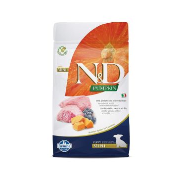 Farmina N&D Pumpkin Lamb & Blueberry Puppy Mini Dry Dog Food - 2.5 Kg