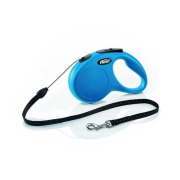 Flexi Standard Cord Dog Leash - 5 m - Small - Blue