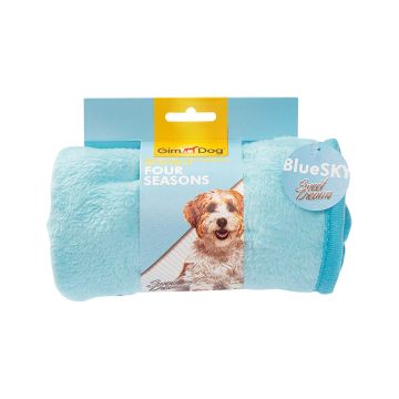 Gimdog Copertina Four Seasons Pet Blanket 60x40 - Blue Sky