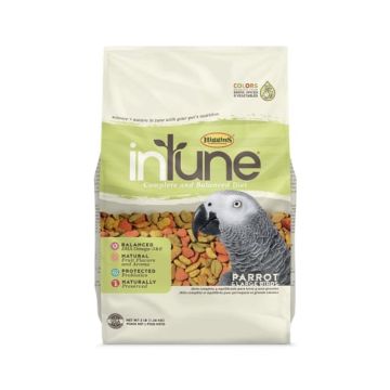 Higgins InTune Natural Food Mix for Parrots - 3 lbs