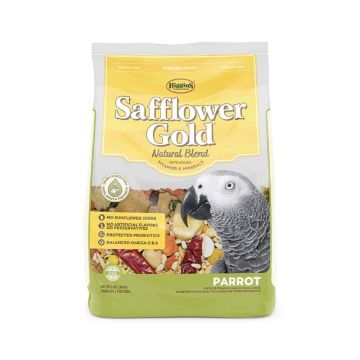 Higgins Safflower Gold Natural Blend for Parrot - 3 lbs