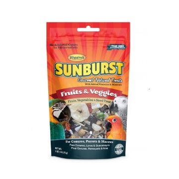 Higgins Sunburst Fruits & Veggies Natural Treats - 5 oz