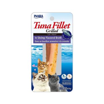 Inaba CIAO Grilled Tuna Fillet in Shrimp Flavoured Broth - 15g