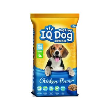 IQ Dog Chicken Flavour Adult Dry Dog Food - 15 Kg