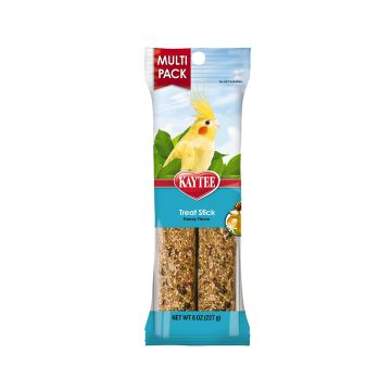 Kaytee Treat Stick Honey Flavour Multi Pack for Cockatiels - 8 oz