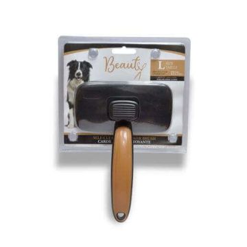 Les Filous Self-Cleaning Slicker Brush for Cats and Dogs - Large