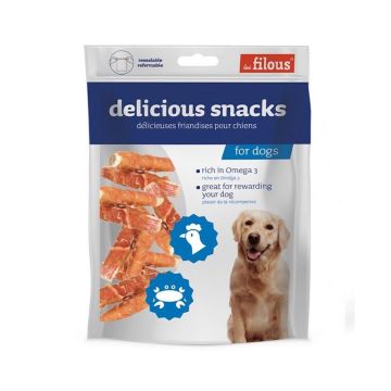 Les Filous Crab'n Chicken Dog Treats - 100 g
