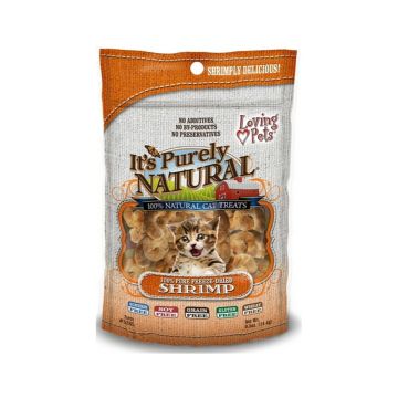 Loving Pets It's Purely Natural Freeze Dried Shrimp Cat Treats - 14.4 g