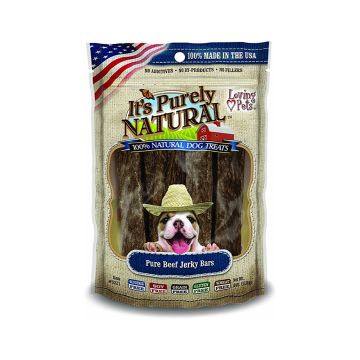 Loving Pets Pure Beef Jerky Bars - 4 oz