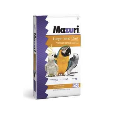 Mazuri Large Bird Diet Complete Parrot Food 25LB