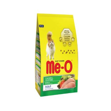 Me-O Chicken and Vegetable Flavour Adult Dry Cat Food - 1.2 kg