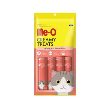Me-O Creamy Treats Salmon Flavor Cat Treat - 4 x 15 g