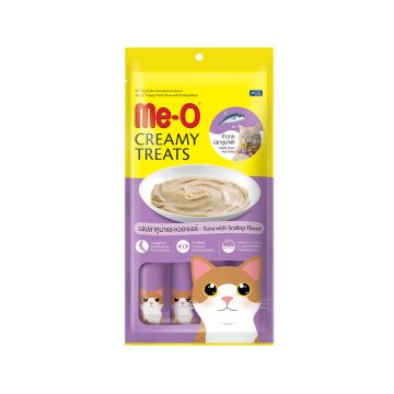 Me-O Creamy Tuna with Scallop Cat Treats - 60 g