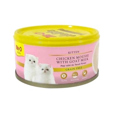 Me-O Delite Chicken Mousse with Goat Milk Canned Kitten Food - 80 g