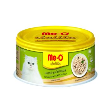 Me-O Delite Tuna and Chicken in Jelly Canned Cat Food - 80 g