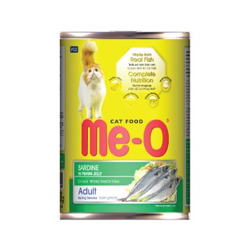 Me-O Sardine in Prawn Jelly Adult Canned Cat Food - 400 g
