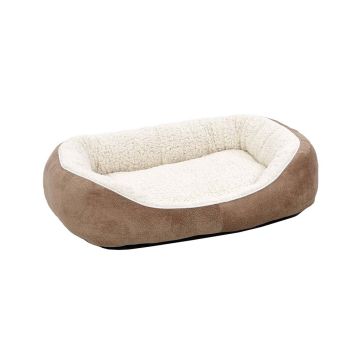 Midwest Cuddle Bed for Cats & Dogs - Taupe - 30.5L x 23.5W x 7.5H inch