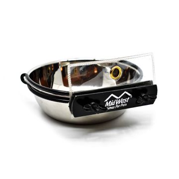 Midwest Snapy-Fit Stainless Steel Bowl - 20 oz