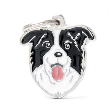 MyFamily Border Collie Dog ID Tag