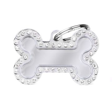 MyFamily Glam "Big Bone Strass" Pet ID Tag