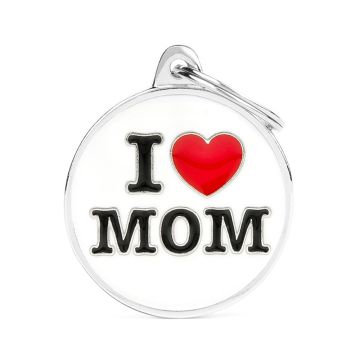 MyFamily I Love Mom Pet ID Tag