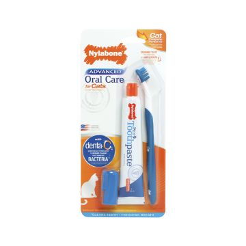 Nylabone Advanced Oral Care Cat Dental Kit