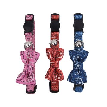 Pawise Bowknot Cat Collar - Assorted Colors
