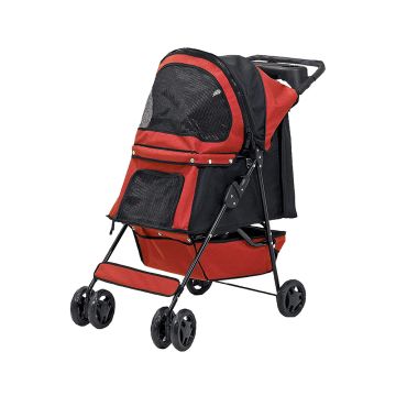 Pawise Foldable Pet Stroller - 68L x 46W x 100H cm