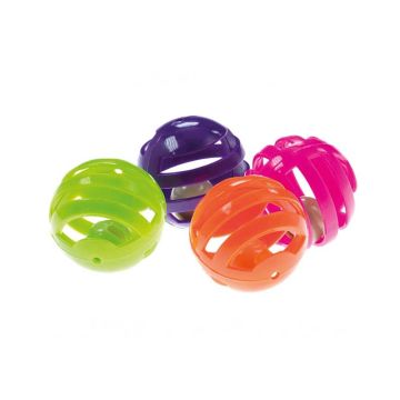 Pawise Plastic Balls Cylinder Cat Toy - Assorted