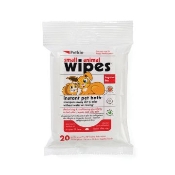 Petkin Small Animal Wipes