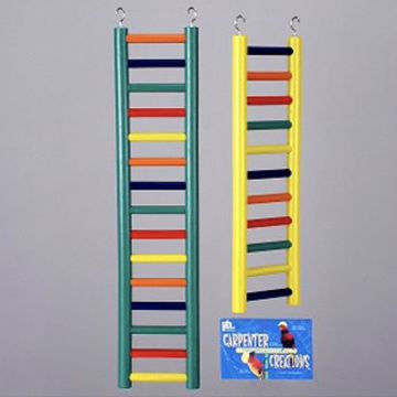 Prevue 11-Rung Multi-Color Wood Ladder for Bird